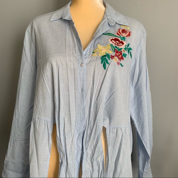 ZARA SHIRT DRESS SIZE M - Picture 8 of 9